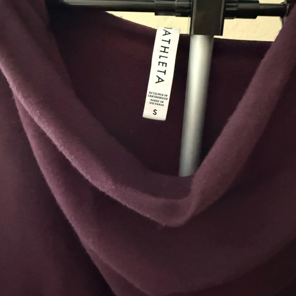 Athleta Deep Purple Women's Poncho Sweater
